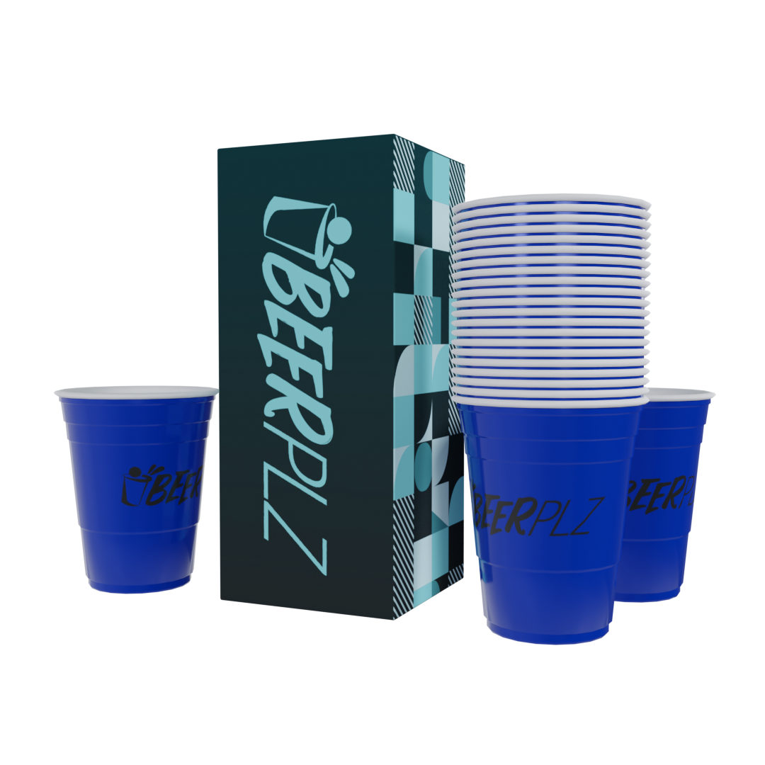 BeerPlz Elite Blue Cups